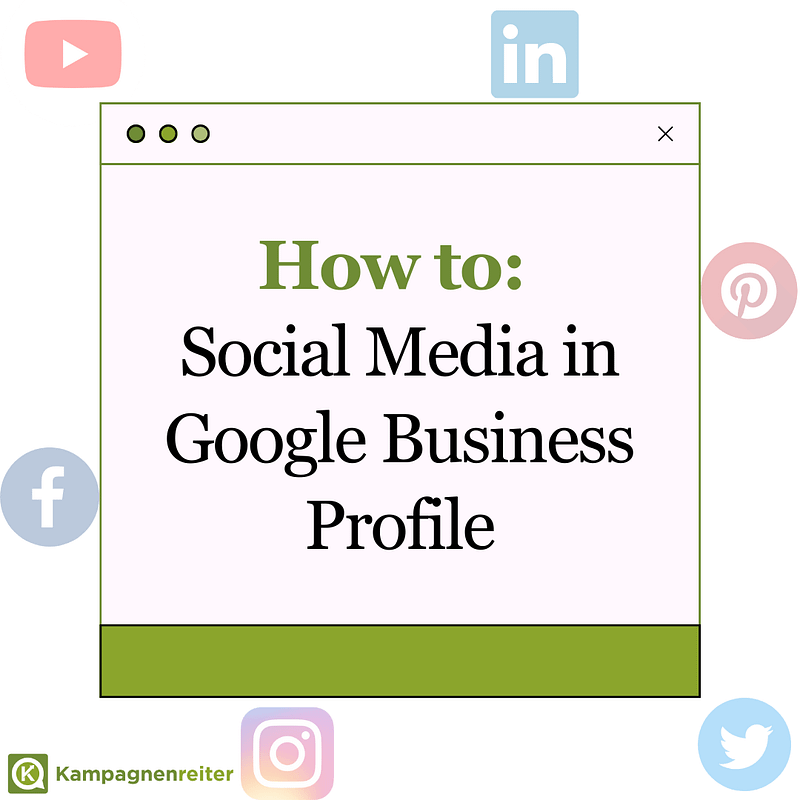 Social Media an Google Business Profile