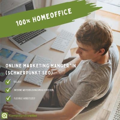 Job Online Marketing Manager Schwerpunkt SEO